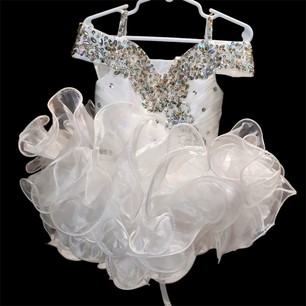 Off the shoulder beaded princess dresses
